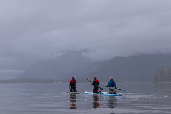Dry-Suit Paddle board in Juneau with Mendenhall Glacier Views - What the $175 price includes