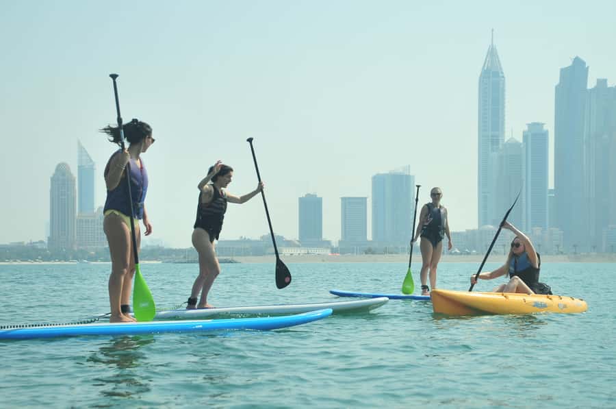 Dubai: 1-hour Kayaking or Stand Up Paddle at Dukes The Palm - What you can see from the water near Dukes The Palm