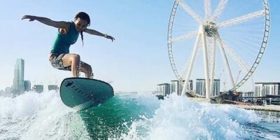 Dubai: Dubai Marina Wakesurfing or Wakeboarding Experience