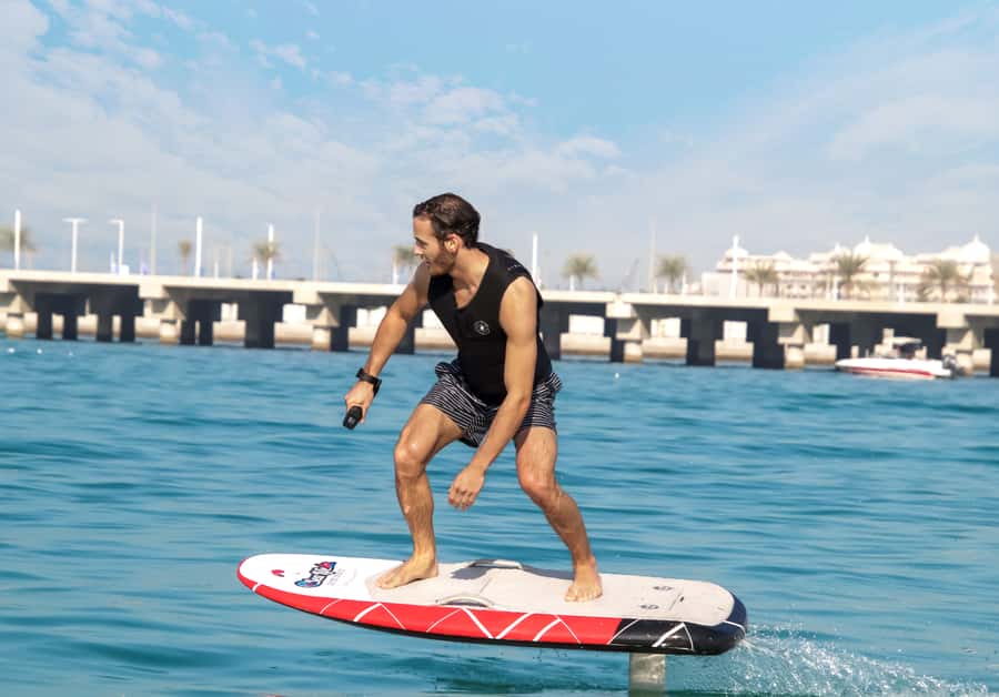 Dubai: Efoil or Electric Hydrofoil Surfboard Rental - Starting at Dubai Harbour, Dock No. BC-57