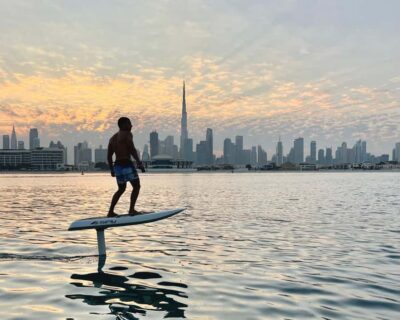 Dubai: Electric Hydrofoil or eFoil Surfboard Experience