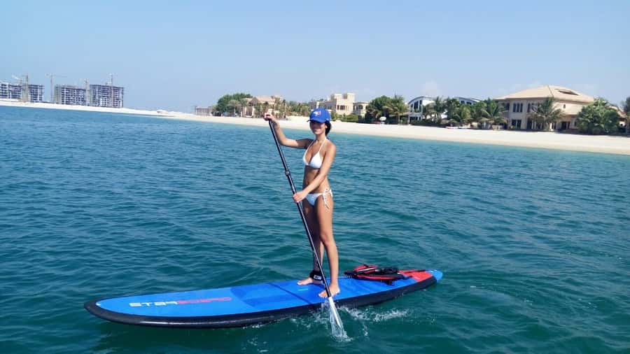 Dubai: Palm Jumeirah Paddle Boarding Tour - Why paddle boarding works well on Palm Jumeirah