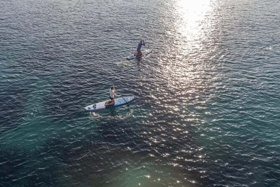 Dubrovnik: Paddleboarding & Snorkeling around Lokrum island - Getting to the pink house at 9:00 AM