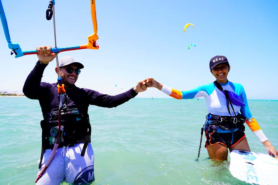 El Gouna: 6-Hour Basic Kitesurfing Course - Getting fitted with the equipment
