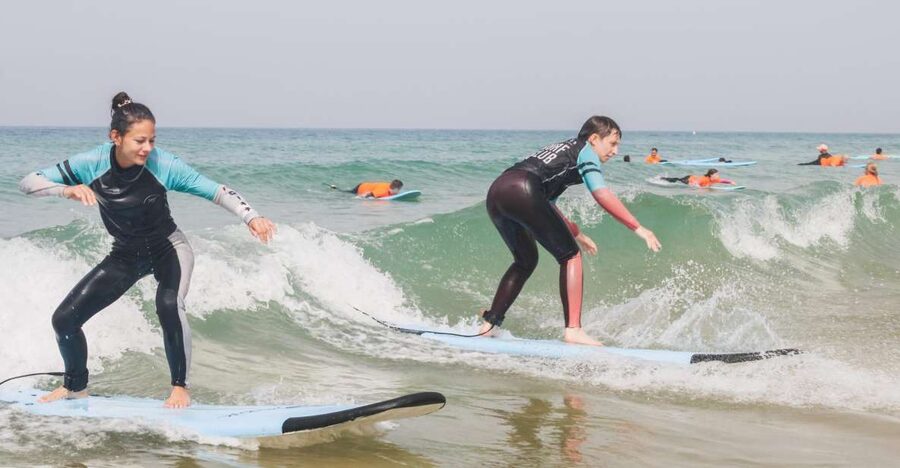 El Palmar: Group Surf class. - What changes for intermediate and advanced surfers