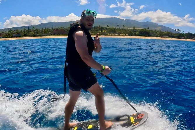 Electric Surf Board Experience Hawaii - Black Rock Beach and the Kāʻanapali Water