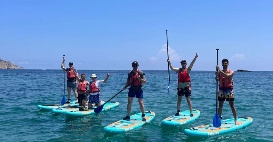 Es Figueral: Standup Paddleboarding Adventure - Racó de s’Aubadar and the first sea-only stops