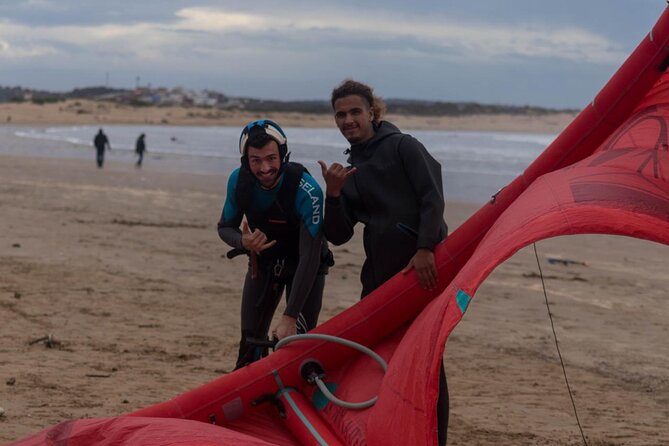 Essaouira kitesurf lesson - The moment you try to ride