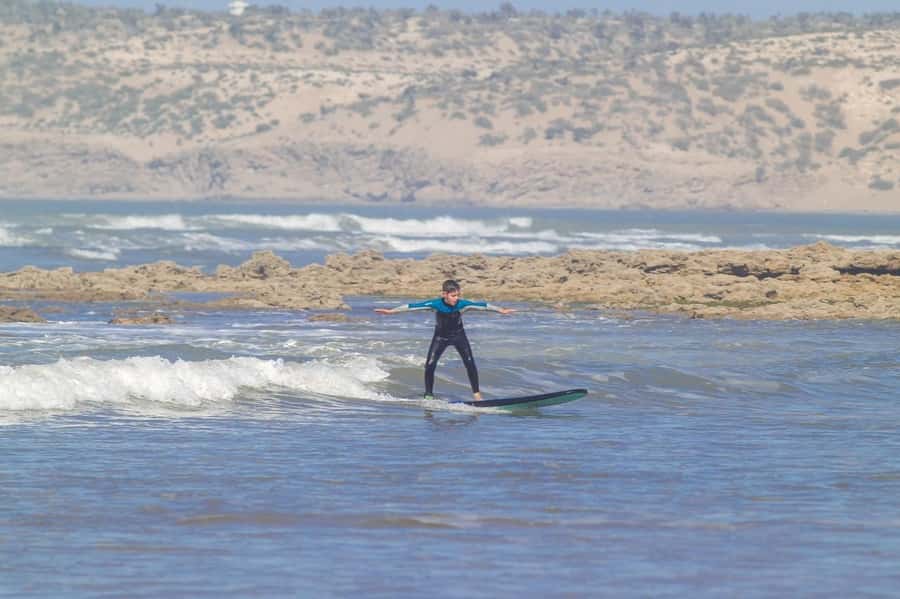 Essaouira : Semi-Private Surf Lesson - The first 30 minutes: warm-up and board practice on the sand