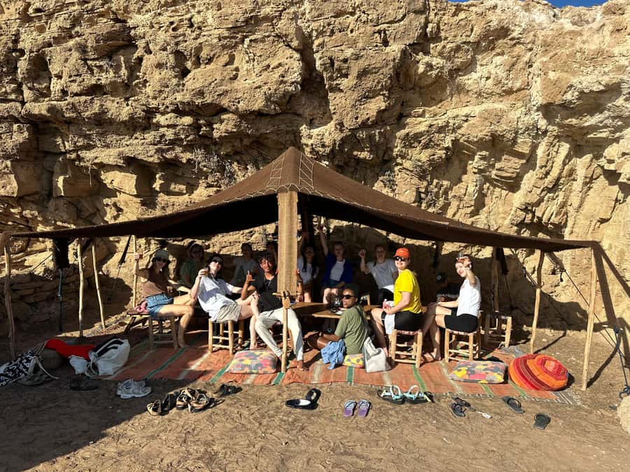 Essaouira Surf Experience –Group Lesson in Sidi Kaouki Beach - Equipment, Lockers, and the Mint Tea Finish