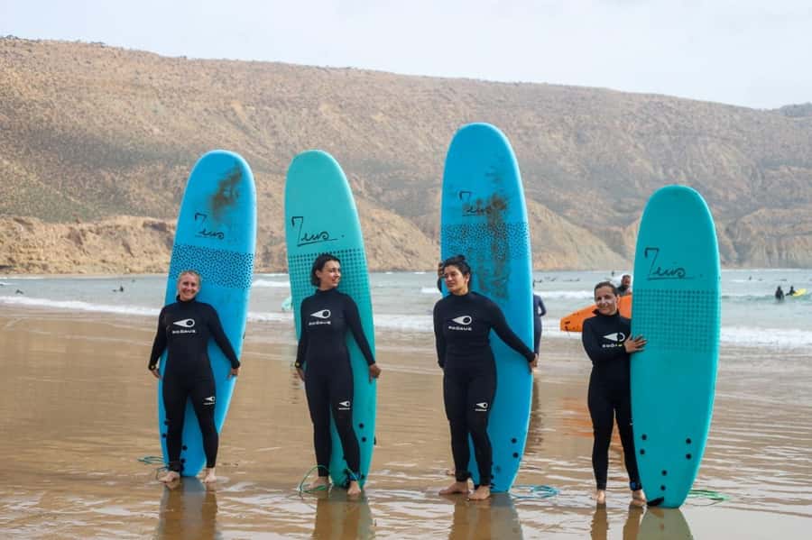 Essaouira Surf Experience –Group Lesson in Sidi Kaouki Beach - Starting on the Sand Before You Surf