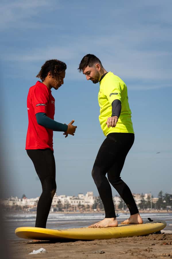Essaouira: Surf Lesson with changing rooms & Hot showers - The First 20 Minutes: Safety, Warm-Up, and Board Position