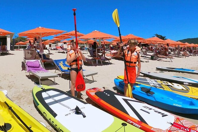 Excursion to the wild beach of Galenzana in Sup and Canoe - The 30-minute stop at Galenzana Beach