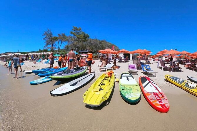 Excursion to the wild beach of Galenzana in Sup and Canoe - Who will enjoy this most?