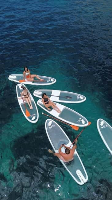 Experience Crystal paddle surf Tours + snorkel - Starting at Cala Llonga or Another Ibiza Coast