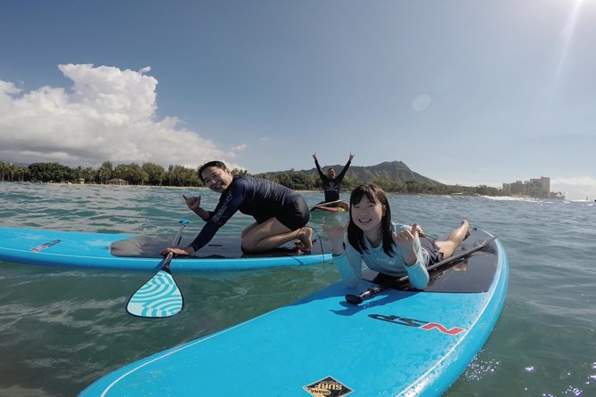 Family Stand Up Paddle Lesson with Waikiki Courtesy Shuttle - A Family Lesson That Adjusts to Real Children