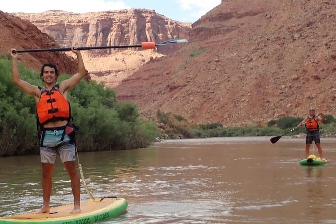 Flatwater Fun: Stand Up Paddleboarding on the Colorado River - Arches views from the river