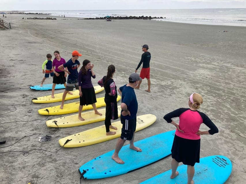 Folly Beach: Surf Lessons - Key Points
