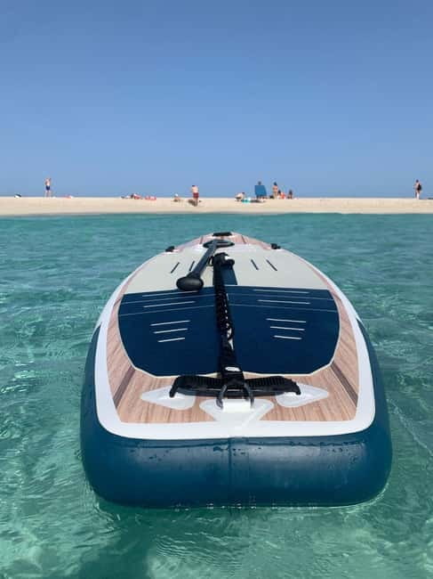 Formentera: Stand Up Paddleboard Rental - Finding the rental at the far end of Illetas
