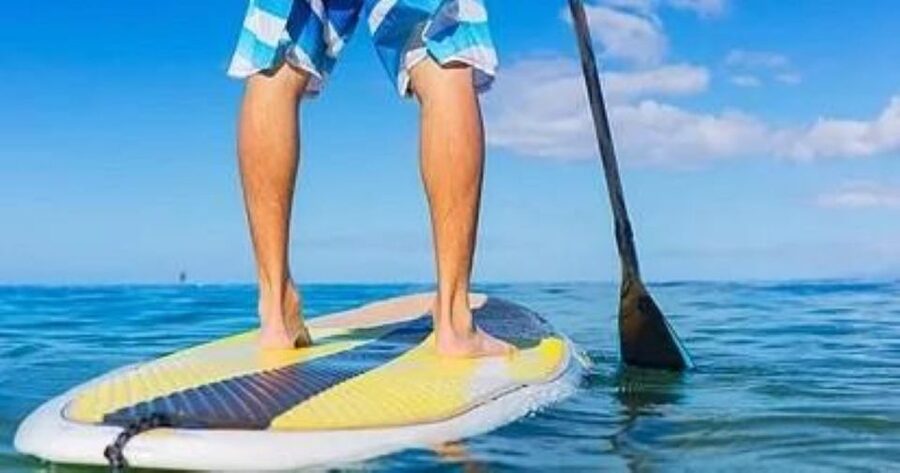 Fort Walton Beach: Paddle Board Rental - Getting comfortable on the board