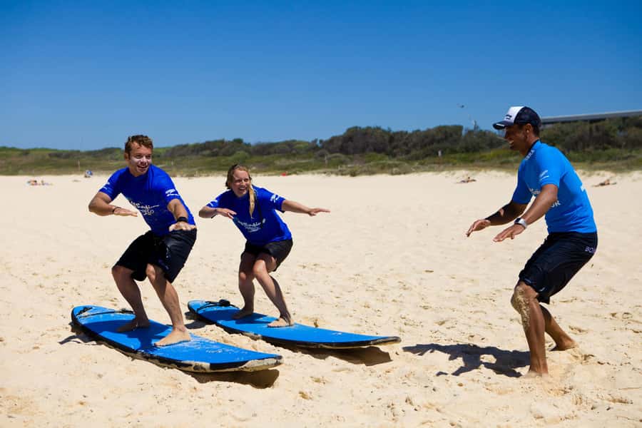 From Byron Bay: Learn to Surf Half-Day Tour - About two hours of beach and surf practice