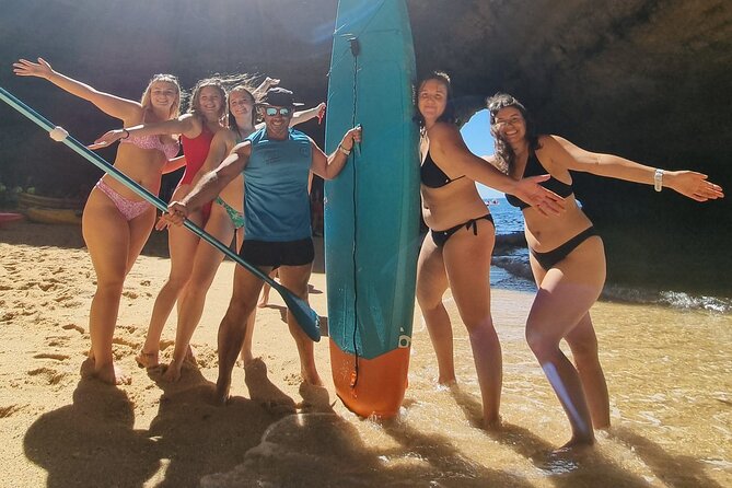 From Faro Adventure at Benagil Cave by 9 inch Paddle Board - Paddling into Benagil Cave