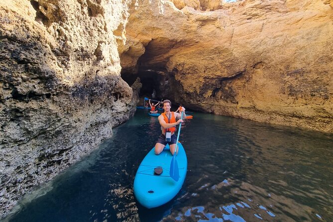 From Faro Adventure at Benagil Cave by 9 inch Paddle Board - What to pack for a smoother morning