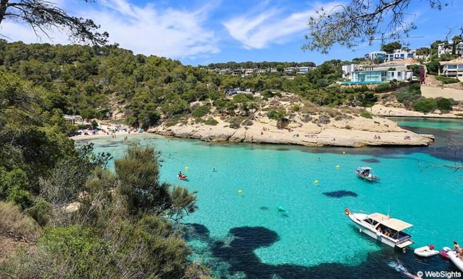 From Palma: Portal Vells Beach and Cave SUP & Snorkel Tour - Beach el Mago and the nearby coastal views