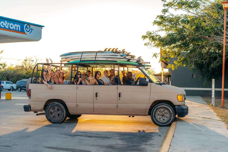 From Sayulita: La Lancha Surf Trip w/ Transportation - The open-air ride through the jungle