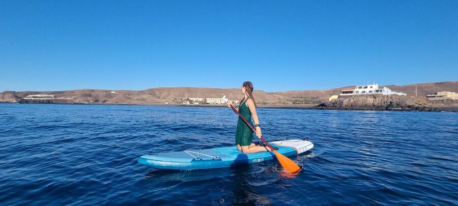 Fuerteventura : Stand Up Paddle - The first hour: learning to control the board