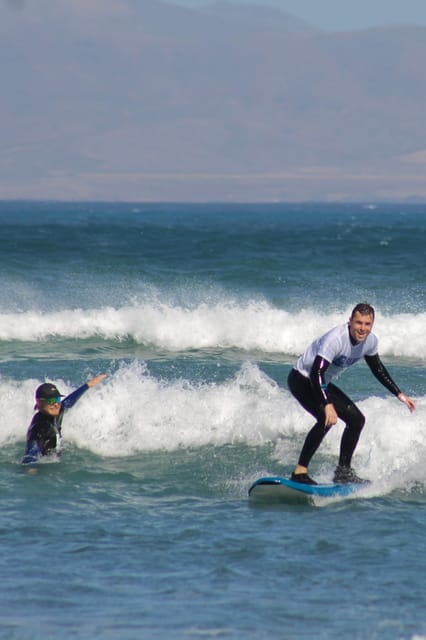 Fuerteventura Surf Lesson - Learning to Stand on the Board