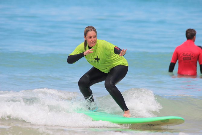 Full-Day (2 x 2 hr lessons) Surf Experience Newquay: All levels - Gear, changing rooms, and the useful hot shower