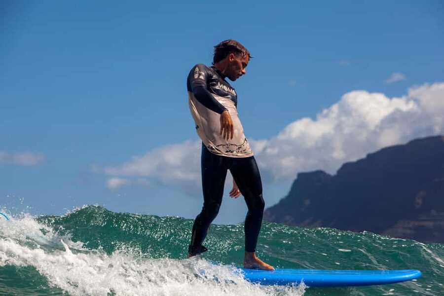 Full-Day Surf Class in Lanzarote: Take Your Skills to the Next Level - First water block: build the right movement