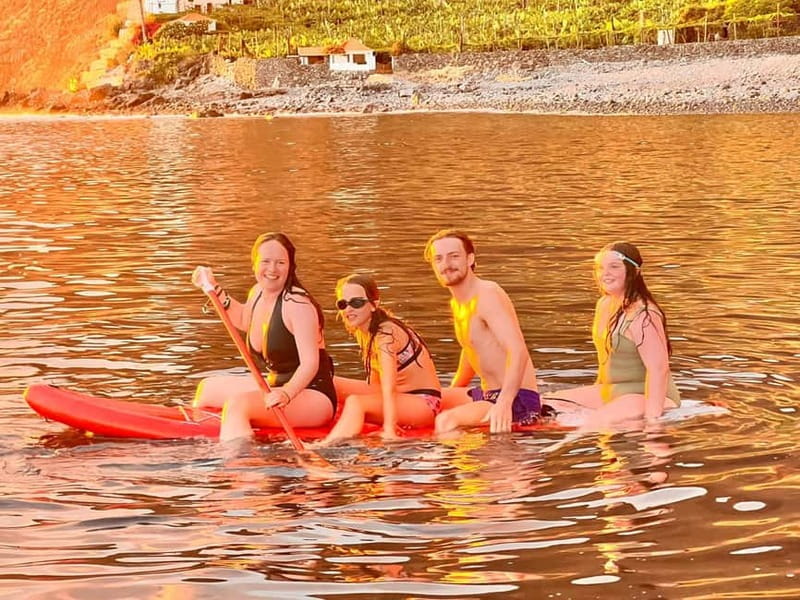 Funchal: Private Boat Tour w/Snorkel & Paddleboard - Snorkeling and paddleboarding time