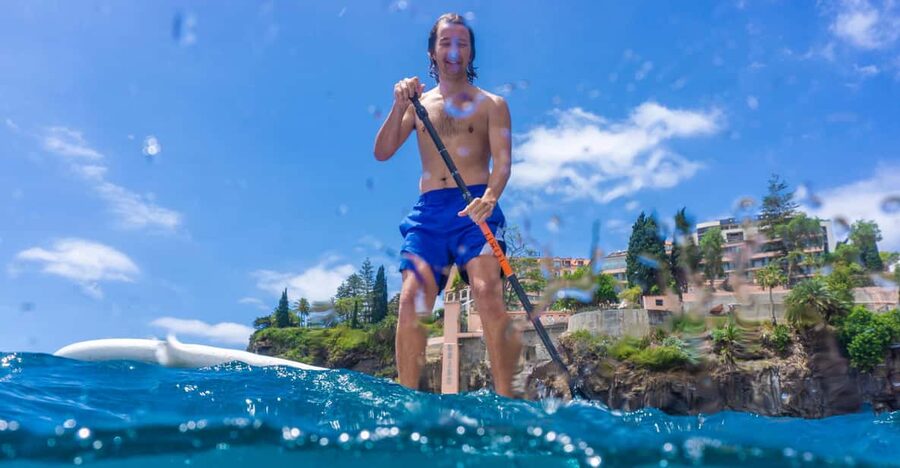Funchal: SUP Rental or Guided tour with snorkeling - Paddling Funchal’s Atlantic for $34