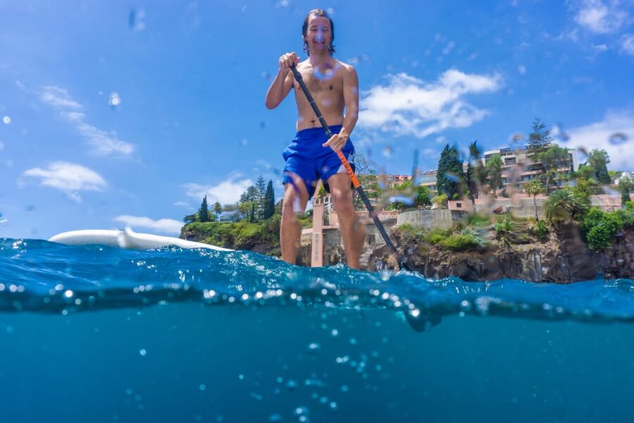Funchal: SUP Rental or Guided tour with snorkeling - A briefing before you leave shore
