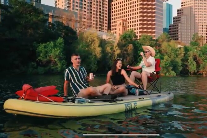 Giant Paddleboarding Austin's Springs and Party Island - From Lady Bird Lake into Austin’s spring-fed water