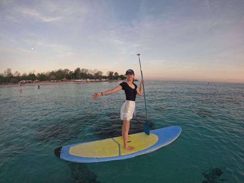 Gili sunrise stand-up paddle boarding (drone photoshoot) - Why this early start works so well