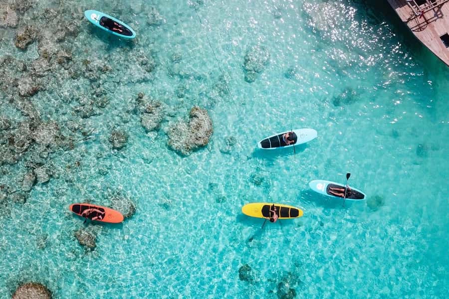 Gili Trawangan: Stand-Up Paddle with Drone Shot & Guide - One hundred minutes to explore at your own pace