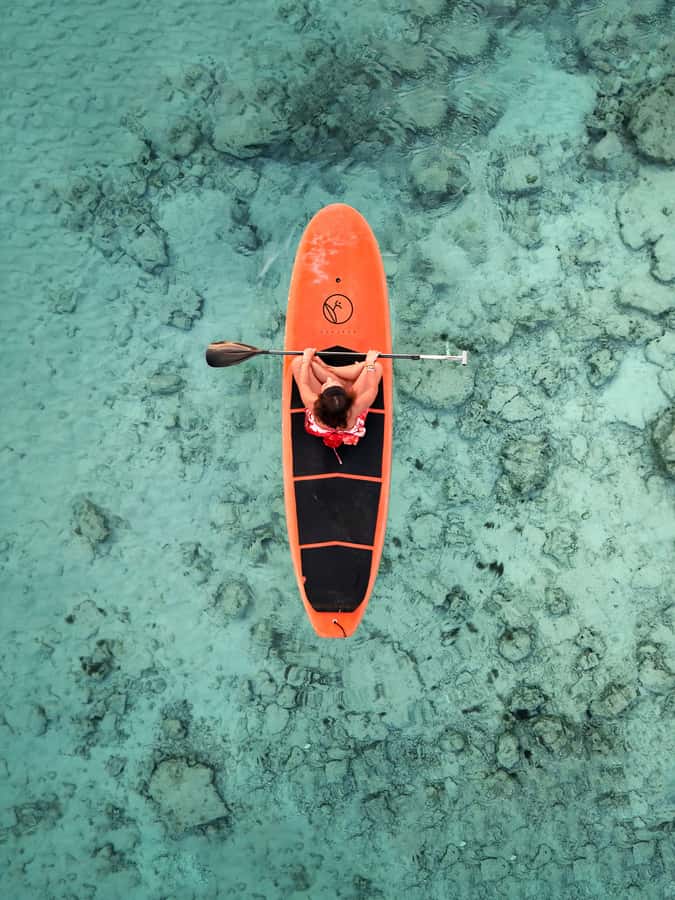 Gili Trawangan: Stand-Up Paddle with Drone Shot & Guide - The first 15 minutes with an instructor