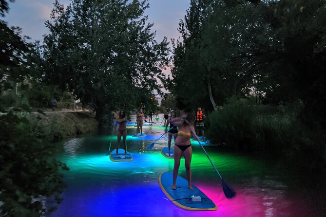 Glowing Stand-Up Paddle Experience in Split - The river under the stars