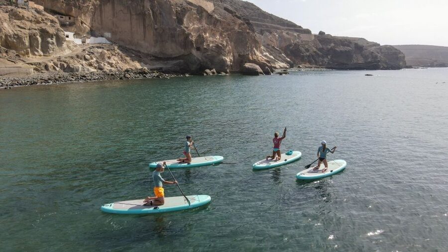 Gran Canaria : 2h Stand Up Paddle board lessons - Finding your balance on a stable board