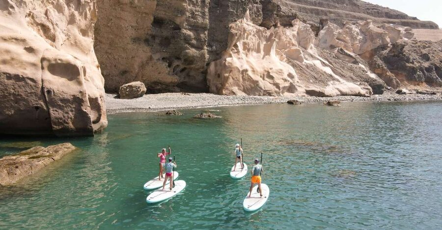 Gran Canaria : Stand Up Paddle (SUP) Tour - A short briefing before you leave the sand