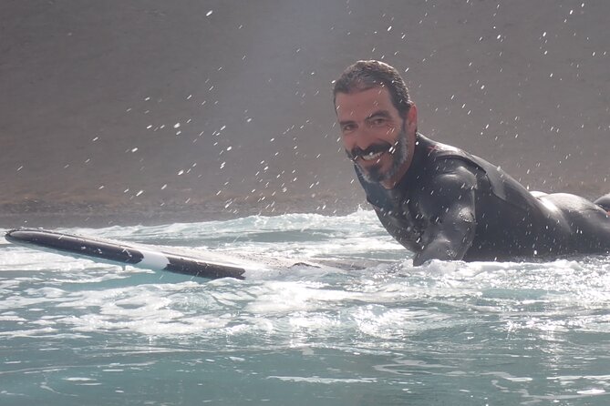 Group Longboard Surf Lesson in Lanzarote - Soft boards first, hardboards later
