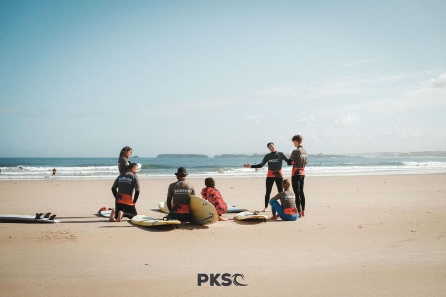 Group Surf Class in Peniche with PKSC - Why small groups make a difference