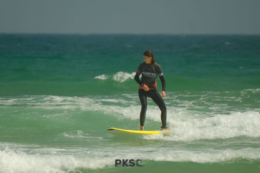 Group Surf Class in Peniche with PKSC - What changes if you already surf