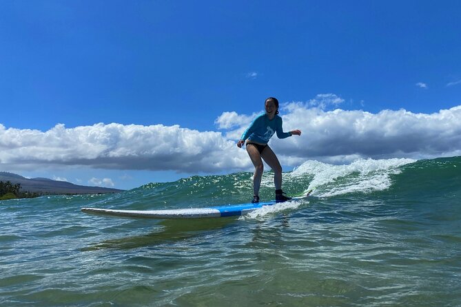 Group Surf Lesson at Kalama Beach in Kihei - Meeting at Surf Club Maui in Kalama Beach Park