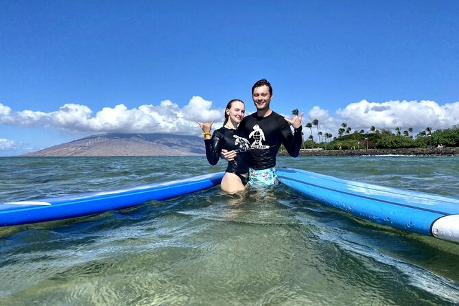 Group Surf Lesson at Kalama Beach in Kihei - Turtles, photographs, and the extras