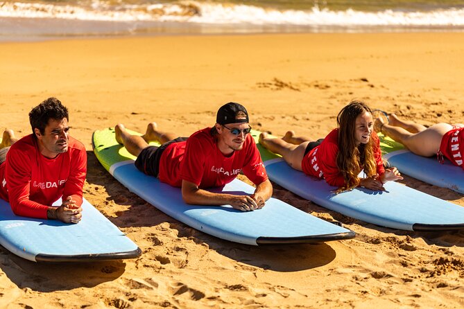 Group Surf Lesson at Kalapaki Beach - Learning From the Instructors