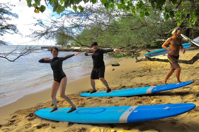 Group Surf Lessons for beginners on the North Shore of Oahu - What $150 includes, and what it does not